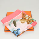 HERMES Carre 90 Scarf ""CONFIDENTS DES COEURS"" Silk Pink Auth 123049-12