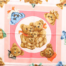 HERMES Carre 90 Scarf ""CONFIDENTS DES COEURS"" Silk Pink Auth 123049-6