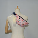 GUCCI Children GUCCIxThe Jetsons Waist bag PVC Pink Silver 502095 Auth 123063M-23