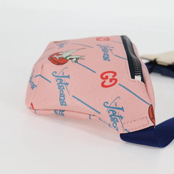 GUCCI Children GUCCIxThe Jetsons Waist bag PVC Pink Silver 502095 Auth 123063M