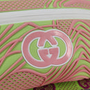 GUCCI Waist bag Nylon Silver Light green 752102 Auth 123064M-19