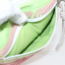 GUCCI Waist bag Nylon Silver Light green 752102 Auth 123064M-21