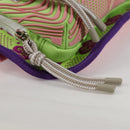 GUCCI Waist bag Nylon Silver Light green 752102 Auth 123064M-22