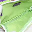 GUCCI Waist bag Nylon Silver Light green 752102 Auth 123064M-10