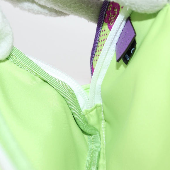 GUCCI Waist bag Nylon Silver Light green 752102 Auth 123064M