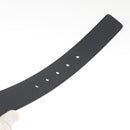 GUCCI Belt Leather Outlet 38.2"" Navy Silver 449716 Auth 123067-9