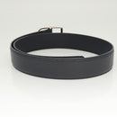 GUCCI Belt Leather Outlet 38.2"" Navy Silver 449716 Auth 123068-3