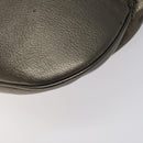 Salvatore Ferragamo Gancini Tote Bag Leather Silver Auth 123071-9