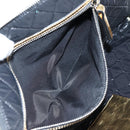 CHANEL Clutch Bag Leather Gold CC Auth 123083V-25