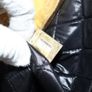 CHANEL Clutch Bag Leather Gold CC Auth 123083V-10