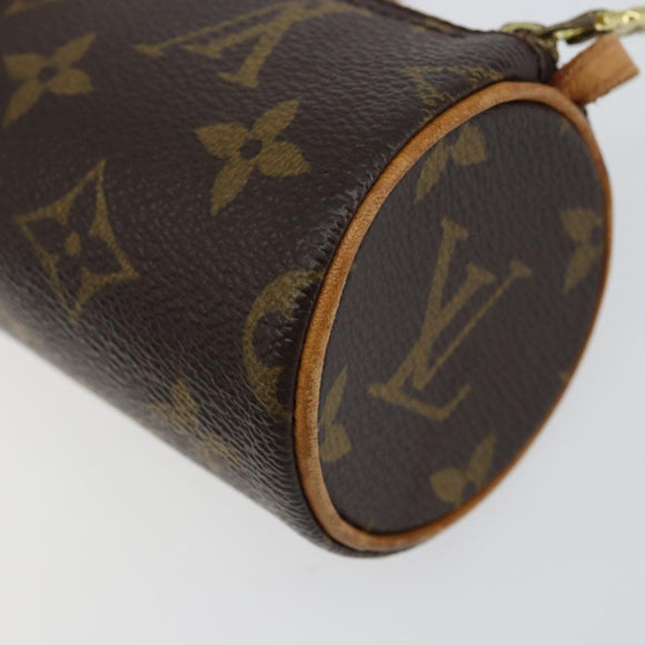 LOUIS VUITTON Monogram Papillon Pouch LV Auth 123093
