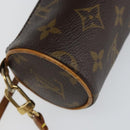 LOUIS VUITTON Monogram Papillon Pouch LV Auth 123093-13