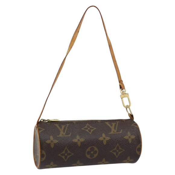 LOUIS VUITTON Monogram Papillon Pouch LV Auth 123093