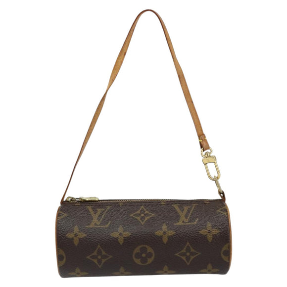 LOUIS VUITTON Monogram Papillon Pouch LV Auth 123093