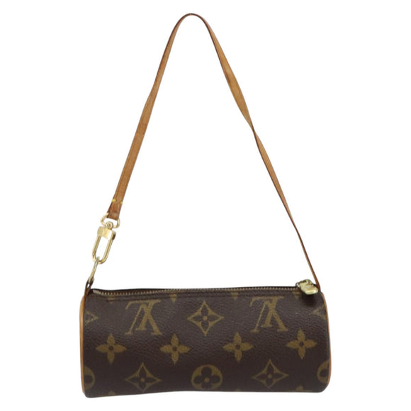 LOUIS VUITTON Monogram Papillon Pouch LV Auth 123093