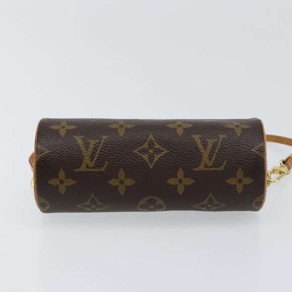LOUIS VUITTON Monogram Papillon Pouch LV Auth 123093