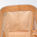 CELINE Macadam Canvas Vanity Bag PVC Leather Brown Gold Auth 123102-20