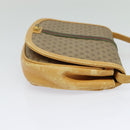 GUCCI Micro GG Supreme Web Sherry Line Shoulder Bag PVC Beige Gold Auth 123106-5