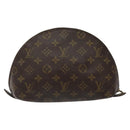 LOUIS VUITTON Monogram Trousse Demi Ronde Cosmetic Pouch M47520 LV Auth 123118-2