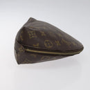 LOUIS VUITTON Monogram Trousse Demi Ronde Cosmetic Pouch M47520 LV Auth 123118-3