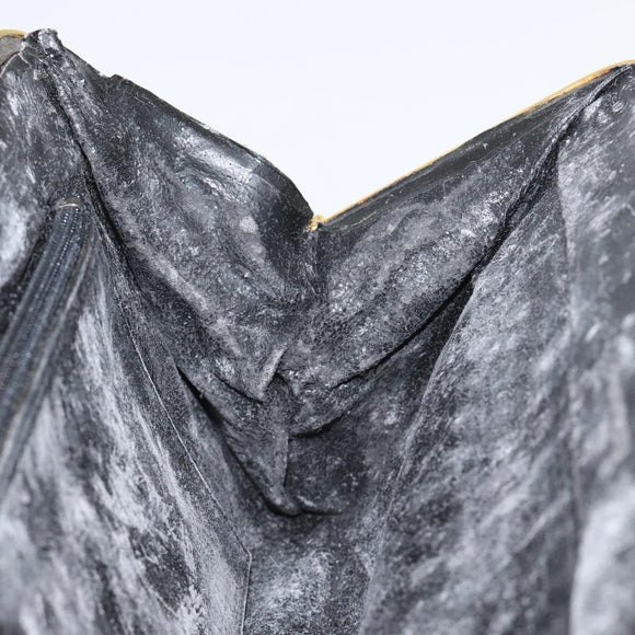 BALLY Quilted Chain Shoulder Bag Leather Bordeaux Gold Auth 123134