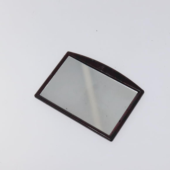 BALLY Quilted Chain Shoulder Bag Leather Bordeaux Gold Auth 123134