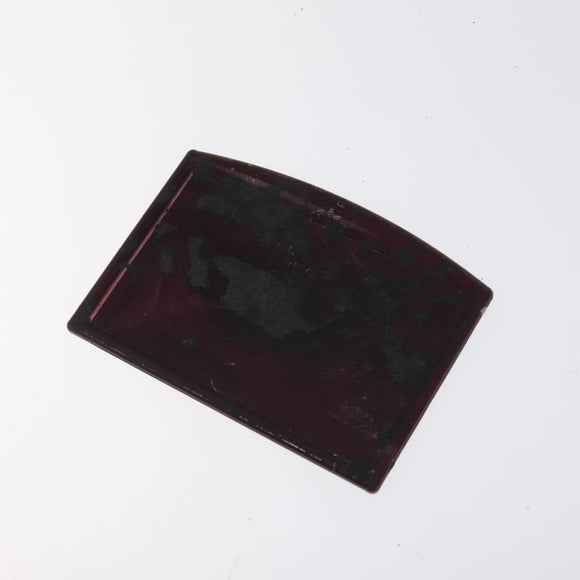 BALLY Quilted Chain Shoulder Bag Leather Bordeaux Gold Auth 123134