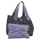 LOUIS VUITTON Beach Line Kabai Panema PM Bag Canvas Purple M95983 LV Auth 123141-1
