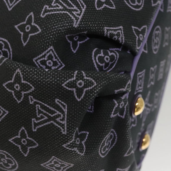 LOUIS VUITTON Beach Line Kabai Panema PM Bag Canvas Purple M95983 LV Auth 123141