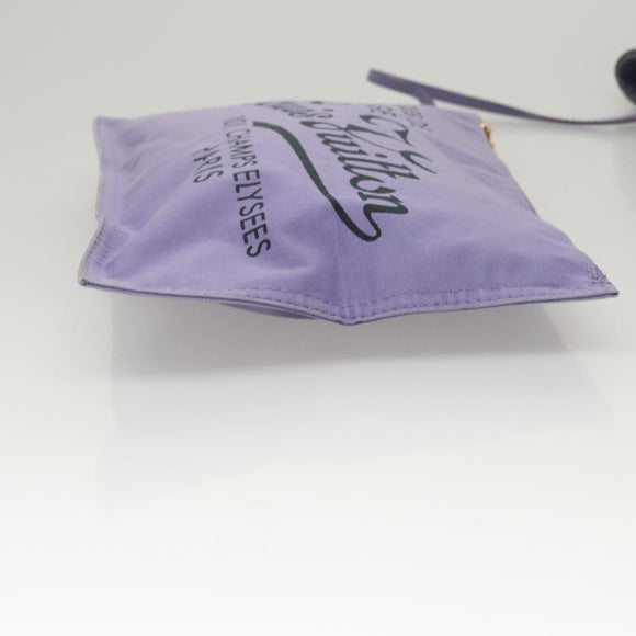 LOUIS VUITTON Beach Line Kabai Panema PM Bag Canvas Purple M95983 LV Auth 123141