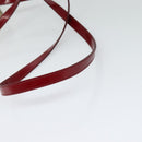 CELINE Macadam Canvas Shoulder Bag Beige Gold Auth 123145-7