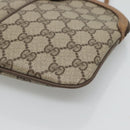 GUCCI GG Supreme Web Sherry Line Shoulder Bag PVC Beige 98 02 047 Auth 123148-9