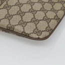 GUCCI GG Supreme Web Sherry Line Shoulder Bag PVC Beige 98 02 047 Auth 123148-15