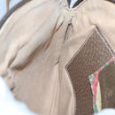 GUCCI GG Supreme Web Sherry Line Shoulder Bag PVC Beige 98 02 047 Auth 123148-19