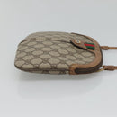 GUCCI GG Supreme Web Sherry Line Shoulder Bag PVC Beige 98 02 047 Auth 123148-3
