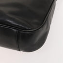 GUCCI Bamboo Shoulder Bag Leather 2way Black Gold 001 1014 1577 0 Auth 123171-15