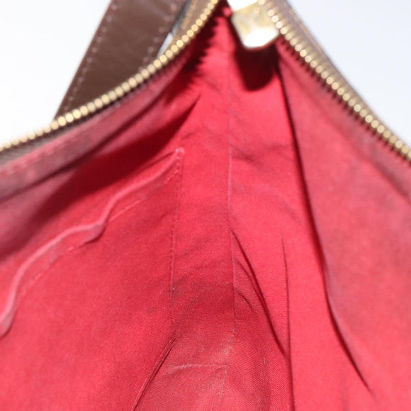 LOUIS VUITTON Damier Ebene Bloomsbury PM Shoulder Bag N42251 LV Auth 123175