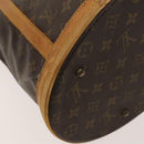 LOUIS VUITTON Monogram Bucket GM Shoulder Bag Vintage M42236 LV Auth 123180-17