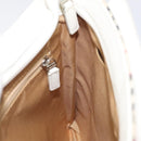 BURBERRY Nova Check Shoulder Bag Canvas Beige Silver Auth 123191-17