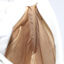 BURBERRY Nova Check Shoulder Bag Canvas Beige Silver Auth 123191-18