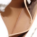 BURBERRY Nova Check Shoulder Bag Canvas Beige Silver Auth 123191-19