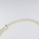 BURBERRY Nova Check Shoulder Bag Canvas Beige Silver Auth 123191-8