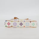 LOUIS VUITTON Multicolor Pochette Accessoires Pouch White M92649 Auth 123204V-11
