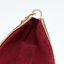 LOUIS VUITTON Multicolor Pochette Accessoires Pouch White M92649 Auth 123204V-21