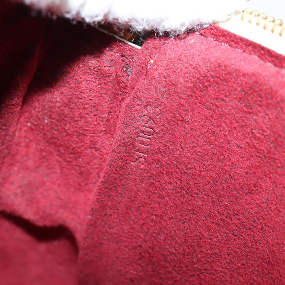 LOUIS VUITTON Multicolor Pochette Accessoires Pouch White M92649 Auth 123204V