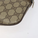 GUCCI GG Supreme Web Sherry Line Shoulder Bag PVC Beige 904 02 047 Auth 123208-16