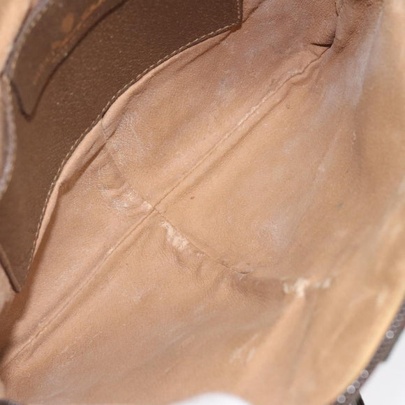 GUCCI GG Supreme Web Sherry Line Shoulder Bag PVC Beige 904 02 047 Auth 123208