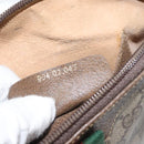 GUCCI GG Supreme Web Sherry Line Shoulder Bag PVC Beige 904 02 047 Auth 123208-12