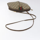 GUCCI GG Supreme Web Sherry Line Shoulder Bag PVC Beige 904 02 047 Auth 123208-7