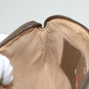 GUCCI GG Supreme Web Sherry Line Shoulder Bag PVC Beige 904 02 047 Auth 123211-19